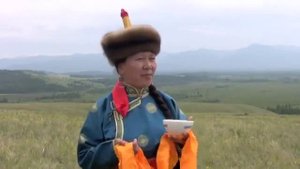 Shonchalai Oorjak-Choodu, a female throat-singer from Republic of Tyva