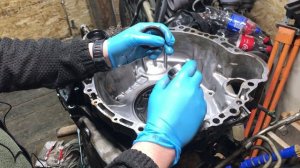 Обоссался Harrier! течь на стыке акпп и двс, ищем причину.