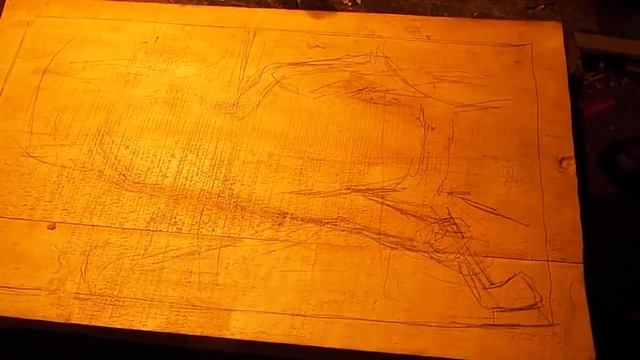 Нарды . Часть1 Рисунок - эскиз, контур, Первый слой. Резьба по дереву плоскорельеф