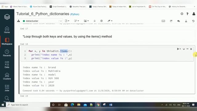 Python Tutorial 9: Python Dictionaries, What is Python Dictionary, #PythonTutorial #PythonDictionar
