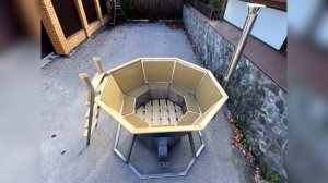 Банный чан для купания Altwood на подставке с печью от компании Роспар