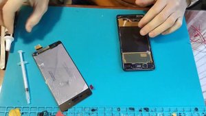 Разборка \ замена дисплея Sony xperia X  f5122