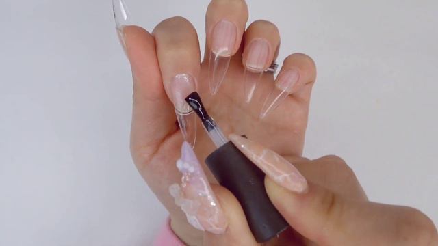 셀프네일| 봄봄 봄네일💛| 두가지 버젼| 젤로젤로 버블리 발색차트| 네일 영양패치 리뷰| 제품제공| 네일아트| selfnail| 네일ASMR