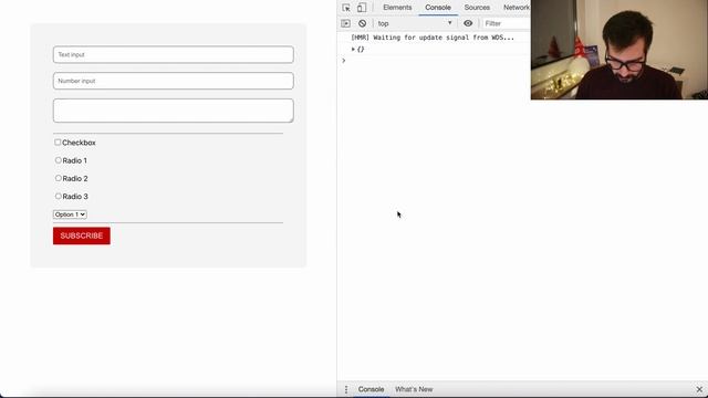 Codemas 2020 day 14 - form handling in react p1