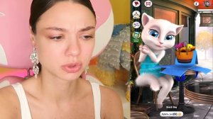 ШОК! ГОВОРЯЩАЯ АНДЖЕЛА ВЫПИЛА ЗЕЛЬЕ! Никогда НЕ ИГРАЙ в Говорящую Анджелу в Париже НОЧЬЮ!