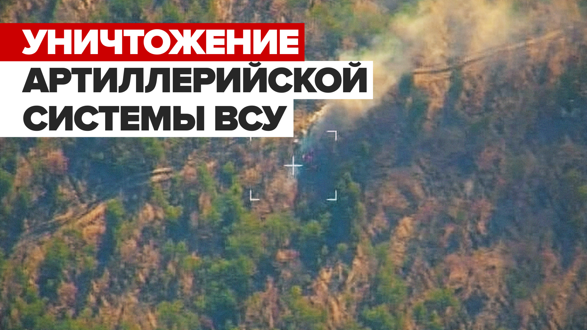 Уничтожение артиллерийской системы большой мощности ВСУ — видео