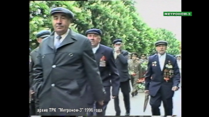 ПАРАД ВЕТЕРАНОВ 9 МАЯ 1996г. СТАНИЦА ТБИЛИССКАЯ