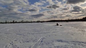 Мини снегоход Хаски