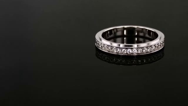 Золотое кольцо с бриллиантами. Модель К417Б от компании UDC смотреть онлайн