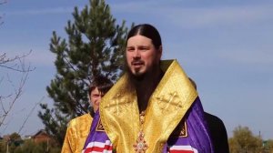 освящение купола и креста село Комаровка кузнецкий район