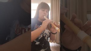 "Самба белого мотылька - Валерий Меладзе" на блок-флейте "Ямаха" сопрано.