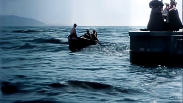 Лодка выходит из порта (1895) | Красота в композиции 19 века смотреть онлайн