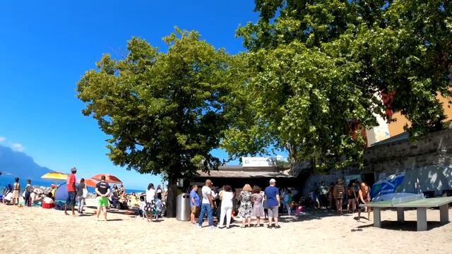 На пляже. Женевское озеро. Go Pro HERO 8 test.?? смотреть онлайн