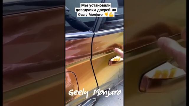 ❤?❤?❤?Geely Monjaro теперь с доводчиками дверей ?? Можем установить доводчики на ваш Джили?