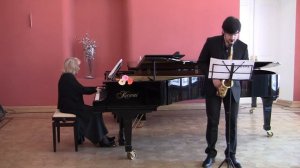 Р.Мучински, Соната для саксофона и фортепиано. Исп. Д.Григорян (саксофон), Э.Роланова