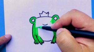 Как легко нарисовать царевну-лягушку?