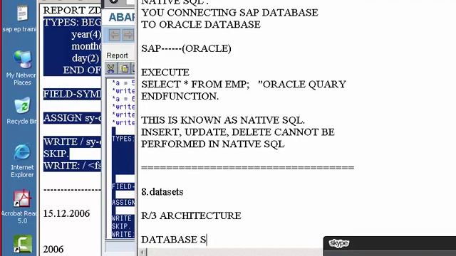 SAP ABAP Class 41 - Runtime Analysis SQL Trace, Field Symbols Data Sets, Native SQLOpen SQL смотреть онлайн
