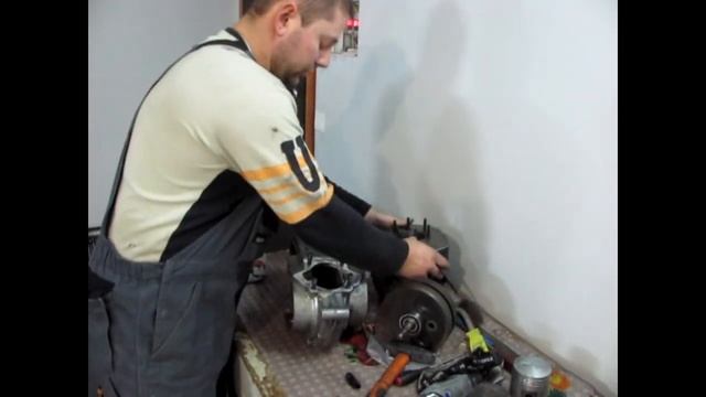 Постройка вездехода, переломка 4Х4( №4 Подготовка к сборке двигателя) смотреть онлайн