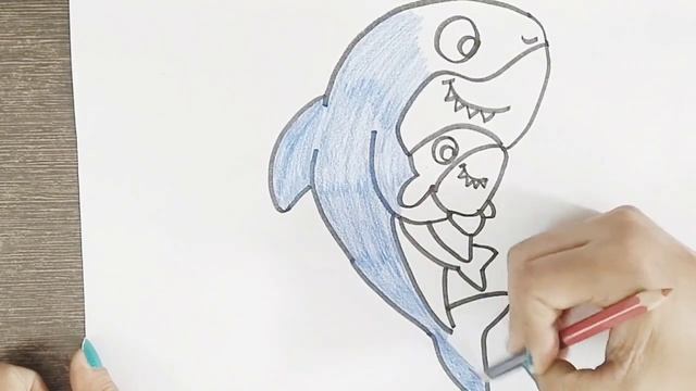 How to draw Baby Shark ? #kidsvideo #easydrawing #draw #kid #drawing #cute #easy #kids #babyshark смотреть онлайн