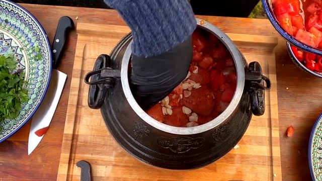 Чахохбили в афганском казане / Готовим вкусно