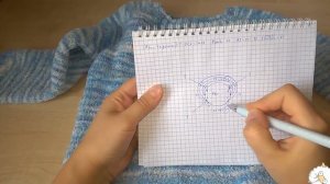 Джемпер спицами Голубое Небо из пряжи Alize Baby Softy