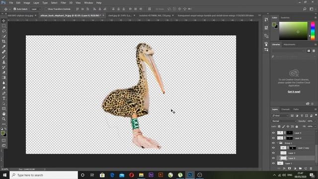 create hybrid animals photoshop tutorial by sath prat смотреть онлайн