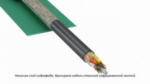 Волоконно-оптический кабель (анимация)