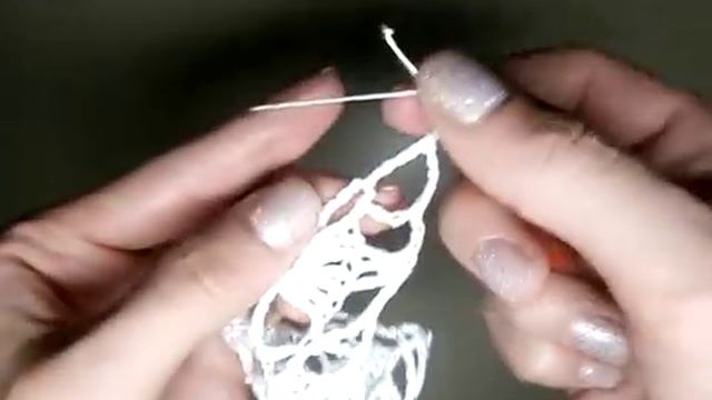 2 Как связать ажурную косынку, 5, 6 и последующие ряды смотреть онлайн