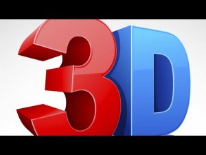 Видео для 3D очков (смайлик).