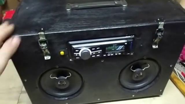 Самодельная миниаудиосистема из автомагнитолы