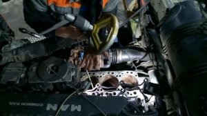 Восстановление посадочного места двс 2876 под гильзу.