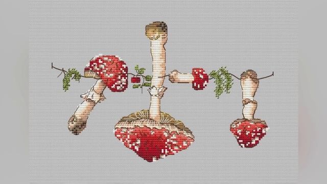 Осенние авторские схемы ||Вышивка крестом