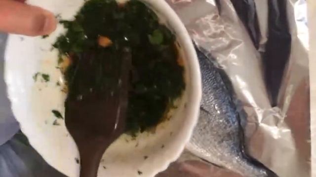 Дорадо в сливочном масле