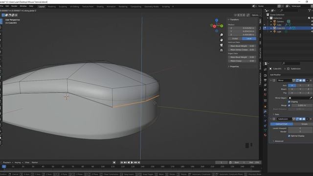 Step-By-Step Blender Beginners Tutorial on How to Model a Computer Mouse | Blender