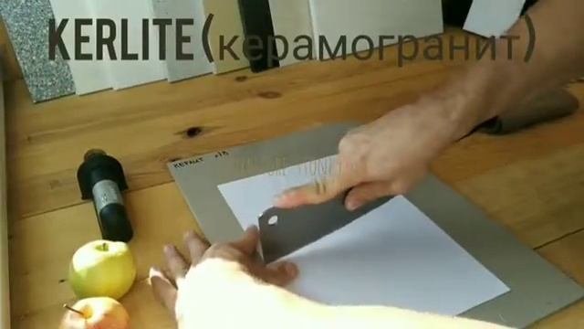 Царапаем все виды столешниц ножом. Какую выбрать столешницу на кухню.? смотреть онлайн