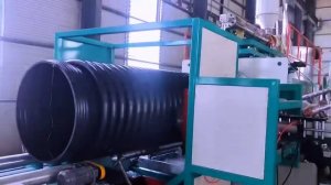 Машина для производства гофрированных труб со спиральной обмоткой HDPE