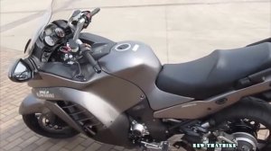 Kawasaki GTR 1400 exhaust sound compilation