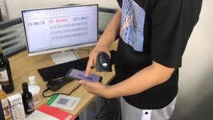 EVAWGIB EV W2503 Wireless Laser Barcode Scanner 2D