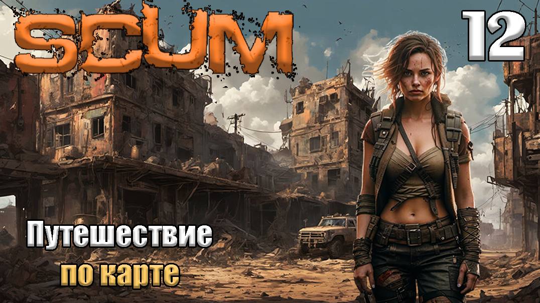 SCUM 2024⚡. Серия 12. Путешествие по карте .