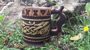 Деревянная пивная кружка, набор деревянных кружек для пива