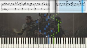 The Elder Scrolls IV Oblivion Watchman's Ease [Piano Tutorial]