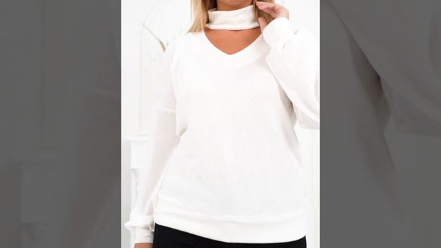 Женский свитер PEONY Кивик (айвори) смотреть онлайн