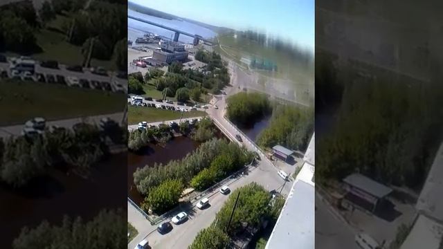 Как Барнаулка впадает  в Обь