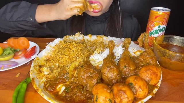 *CHICKEN LEG PIECE?ASMR EATING SPICY CHICKEN CURRY,EGG CURRY,WHITE RICE l FOOD VIDEOS l ASMR MUKBAN смотреть онлайн