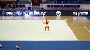 Чер-индивидуал. Дети 5-8 лет. Gold way. Cheerleading. Чирлидинг. Хоменко Олеся.