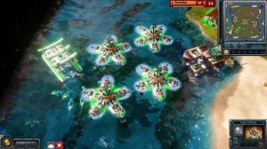 Очень странный матч FFA в Red Alert 3 Remix Mod