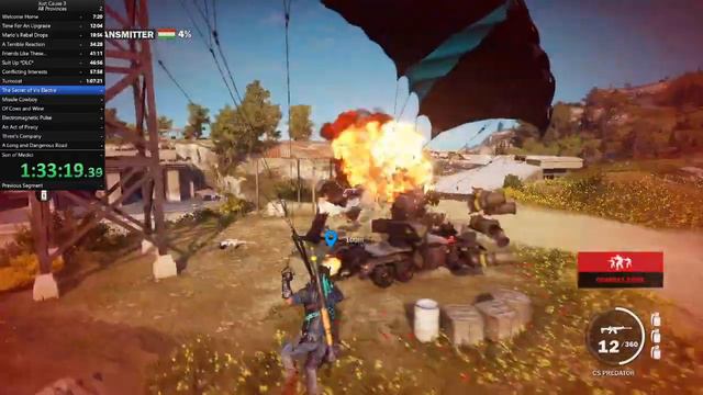Just Cause 3-- All Provinces No DLC Speedrun (Part 1) смотреть онлайн