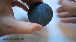 Заглушка круглая для трубы с наружным диаметром 60