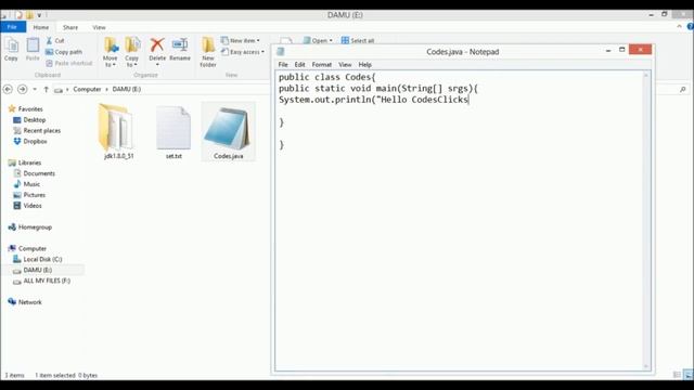 How to run Java Programs in Command Prompt by Setting Class Path : Core Java Basics смотреть онлайн