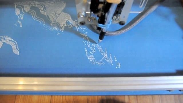 Самодельный чертежный плоттер(draw Bot) своими руками. Первые запуски